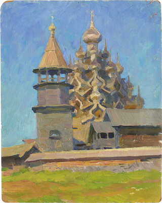 Лянглебен Моисей Вольфович. Кижи. Голубая осень